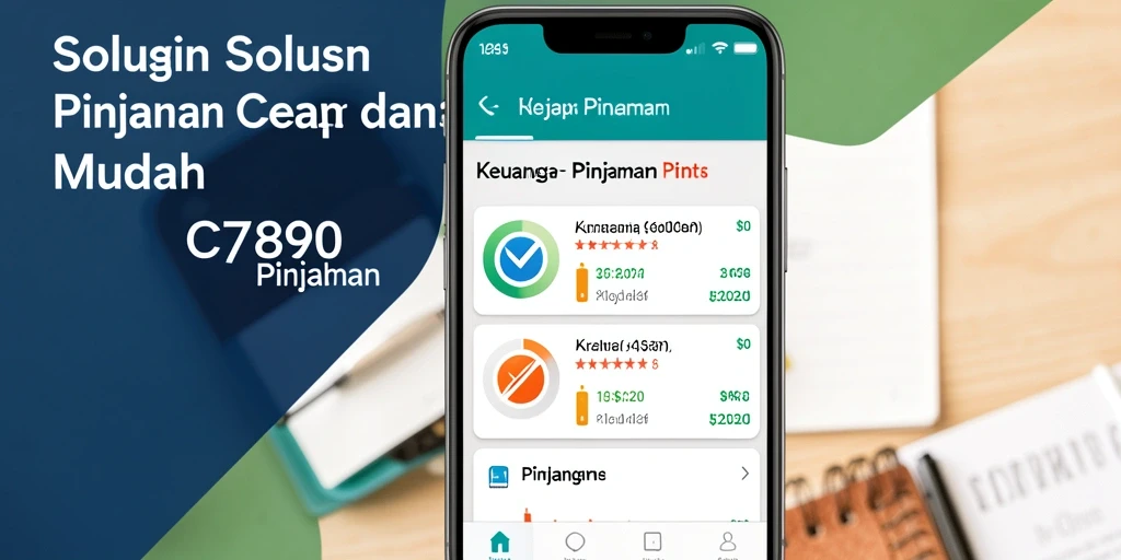 Antarmuka pengguna aplikasi C7890 yang informatif dan modern.