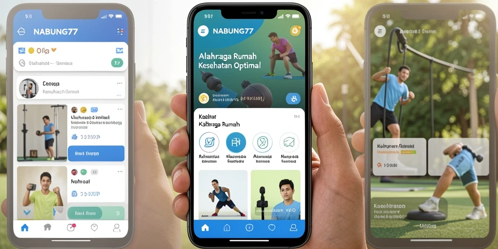 Tampilan antarmuka NABUNG77 yang menarik dan mudah digunakan untuk olahraga rumah.