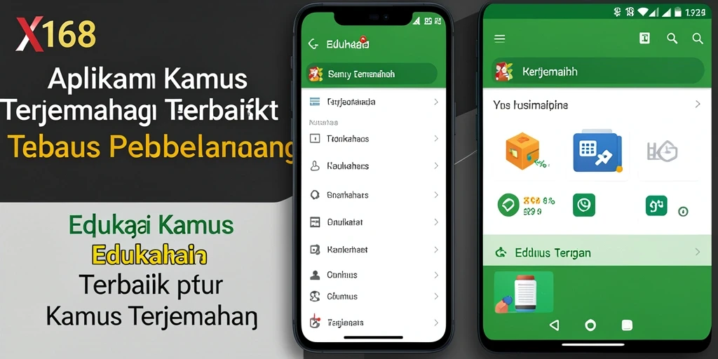 Antarmuka pengguna sederhana dan fungsional dari aplikasi X168.