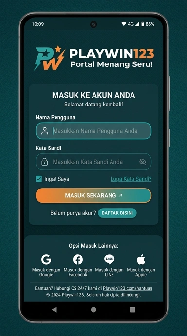 Panduan Masuk Akun Playwin123 untuk Pengguna Android